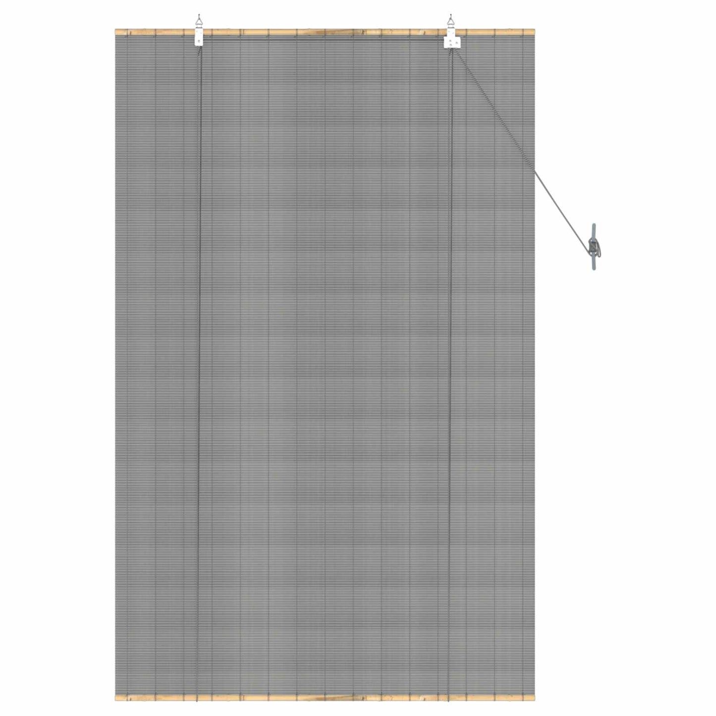 vidaXL Roller Blind Grey 100 x 160 cm Bamboo