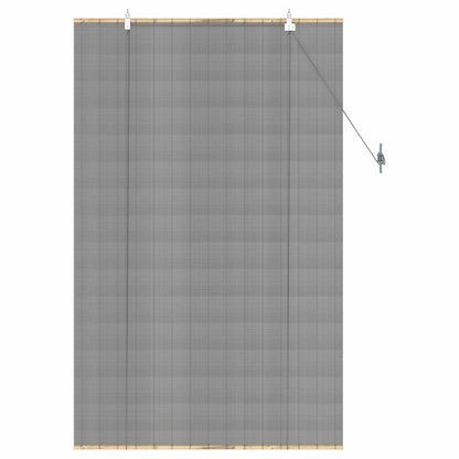 vidaXL Roller Blind Grey 110 x 160 cm Bamboo