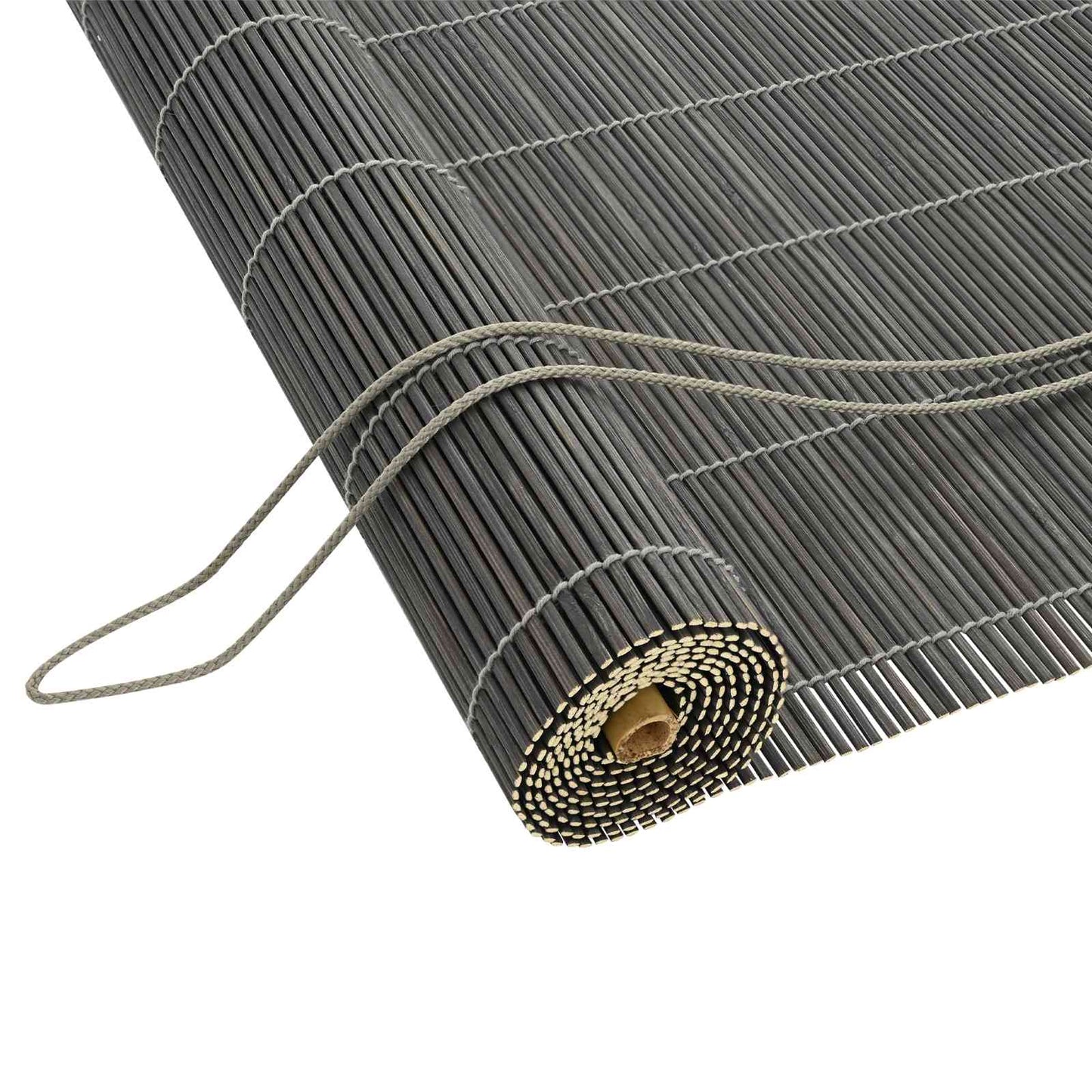 vidaXL Roller Blind Grey 120 x 160 cm Bamboo