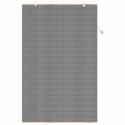 vidaXL Roller Blind Grey 130 x 220 cm Bamboo