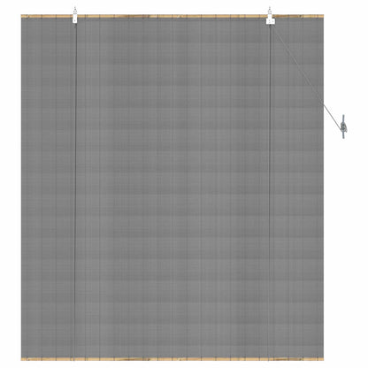 vidaXL Roller Blind Grey 150 x 160 cm Bamboo