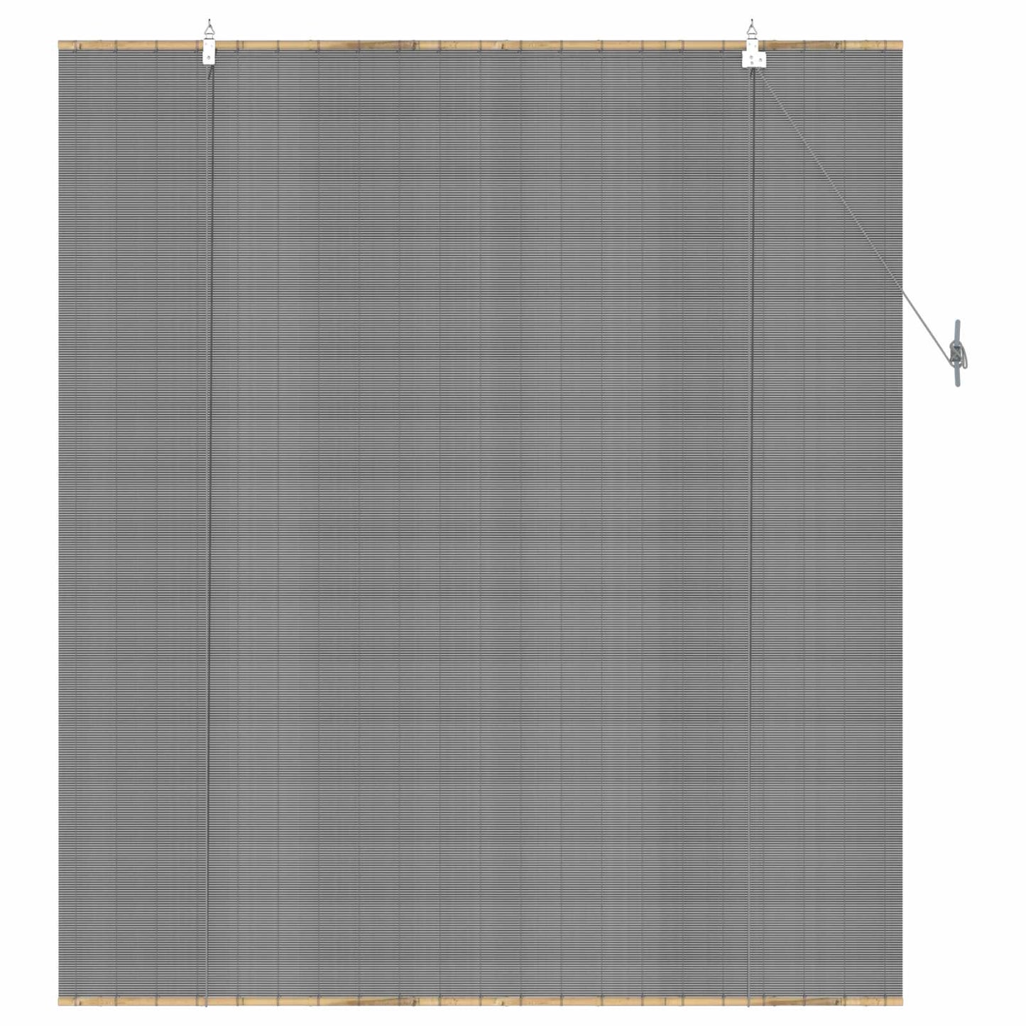 vidaXL Roller Blind Grey 160 x 160 cm Bamboo