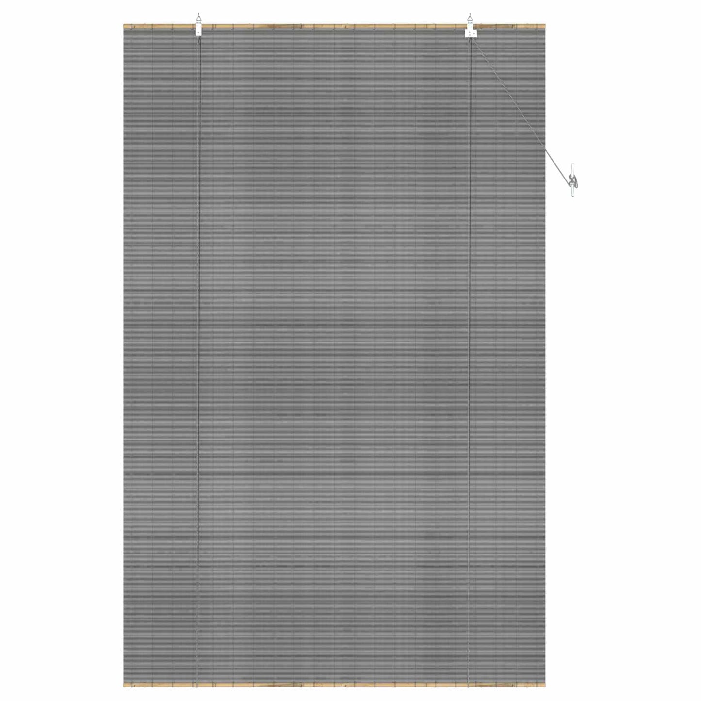 vidaXL Roller Blind Grey 160 x 220 cm Bamboo