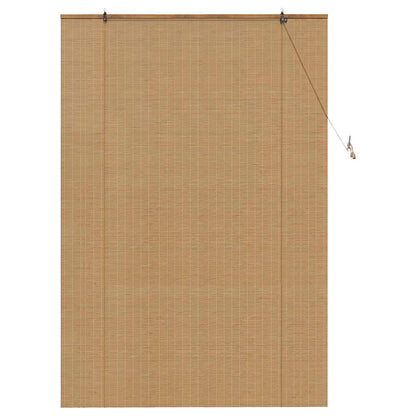 vidaXL Roller Blind Brown 160 x 220 cm Bamboo