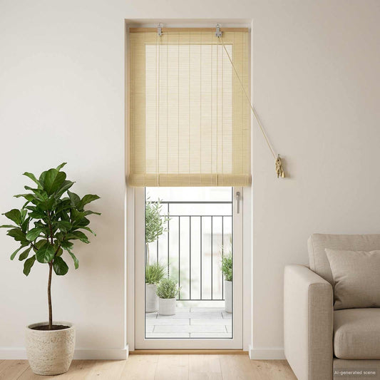 vidaXL Roller Blind Natural 40 x 220 cm Bamboo