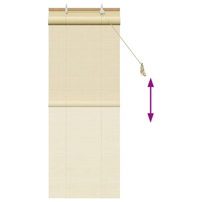 vidaXL Roller Blind Natural 50 x 160 cm Bamboo