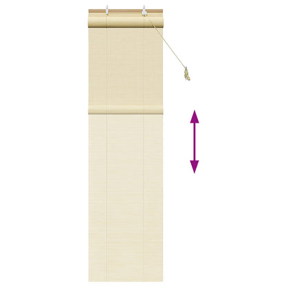 vidaXL Roller Blind Natural 50 x 220 cm Bamboo