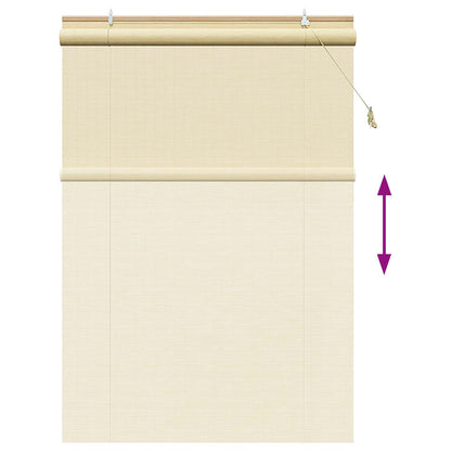 vidaXL Roller Blind Natural 160 x 220 cm Bamboo