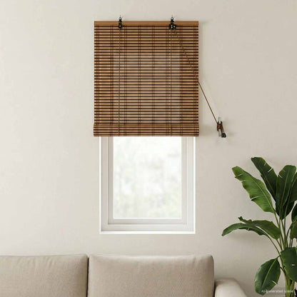 vidaXL Roller Blind Brown 40 x 160 cm Bamboo