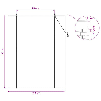 vidaXL Roller Blind Brown 130 x 220 cm Bamboo