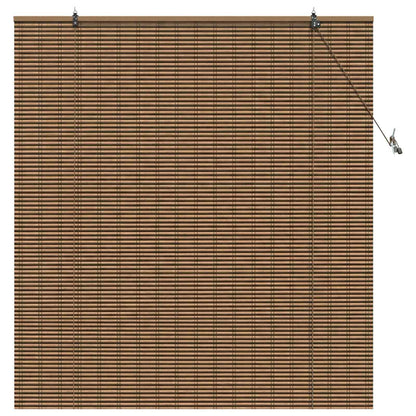 vidaXL Roller Blind Brown 160 x 160 cm Bamboo