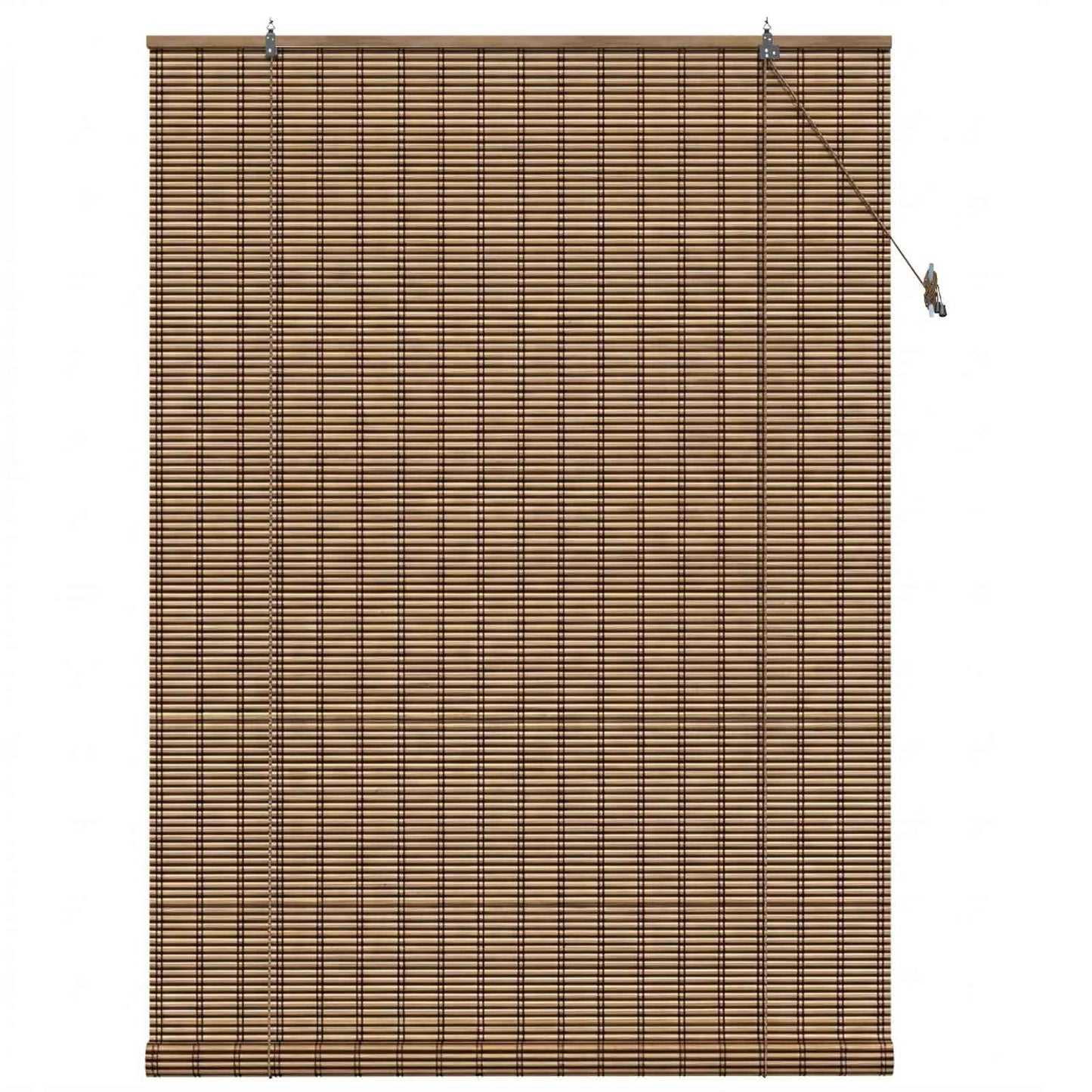 vidaXL Roller Blind Brown 160 x 220 cm Bamboo