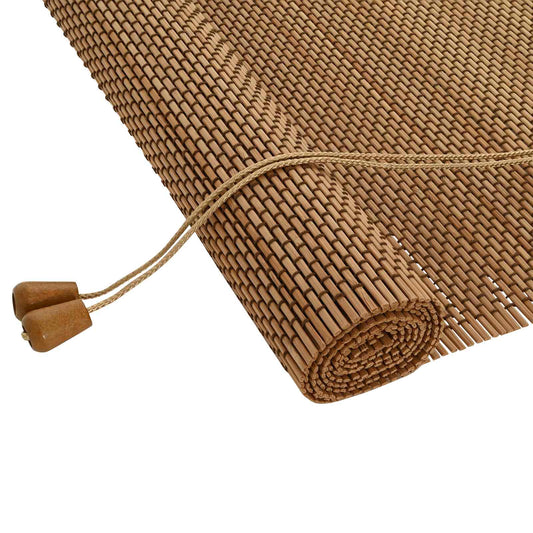 vidaXL Roller Blind Brown 50 x 160 cm Bamboo