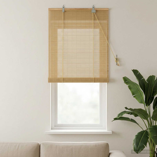 vidaXL Roller Blind Natural 40 x 160 cm Bamboo