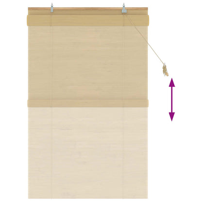 vidaXL Roller Blind Natural 100 x 160 cm Bamboo