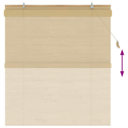 vidaXL Roller Blind Natural 160 x 160 cm Bamboo