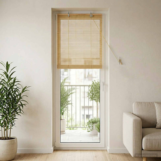 vidaXL Roller Blind Natural 50 x 220 cm Bamboo