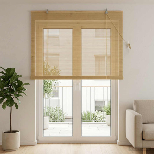 vidaXL Roller Blind Natural 150 x 220 cm Bamboo
