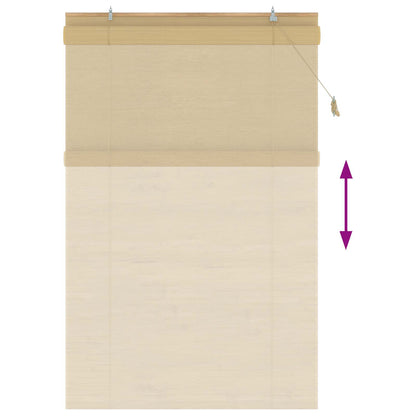 vidaXL Roller Blind Natural 160 x 220 cm Bamboo