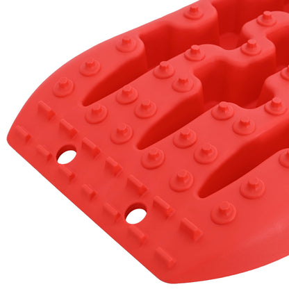 vidaXL Traction Board 2 pcs Red 106 x 30.5 x 7 cm Reinforced Nylon