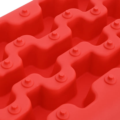 vidaXL Traction Board 2 pcs Red 106 x 30.5 x 7 cm Reinforced Nylon