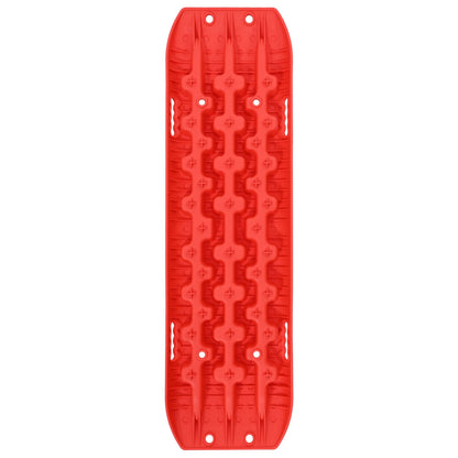 vidaXL Traction Board 2 pcs Red 106 x 30.5 x 7 cm Reinforced Nylon