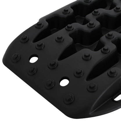 vidaXL Traction Board 2 pcs Black 57.5 x 30.5 x 5.5 cm