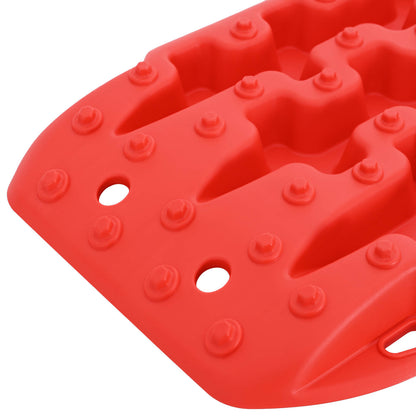 vidaXL Traction Board 2 pcs Red 57.5 x 30.5 x 5.5 cm Reinforced Nylon