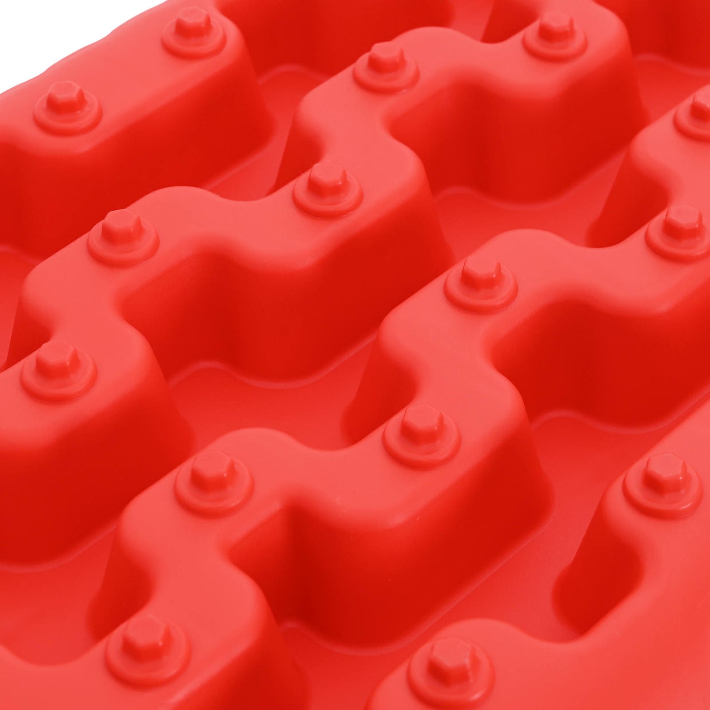 vidaXL Traction Board 2 pcs Red 57.5 x 30.5 x 5.5 cm Reinforced Nylon