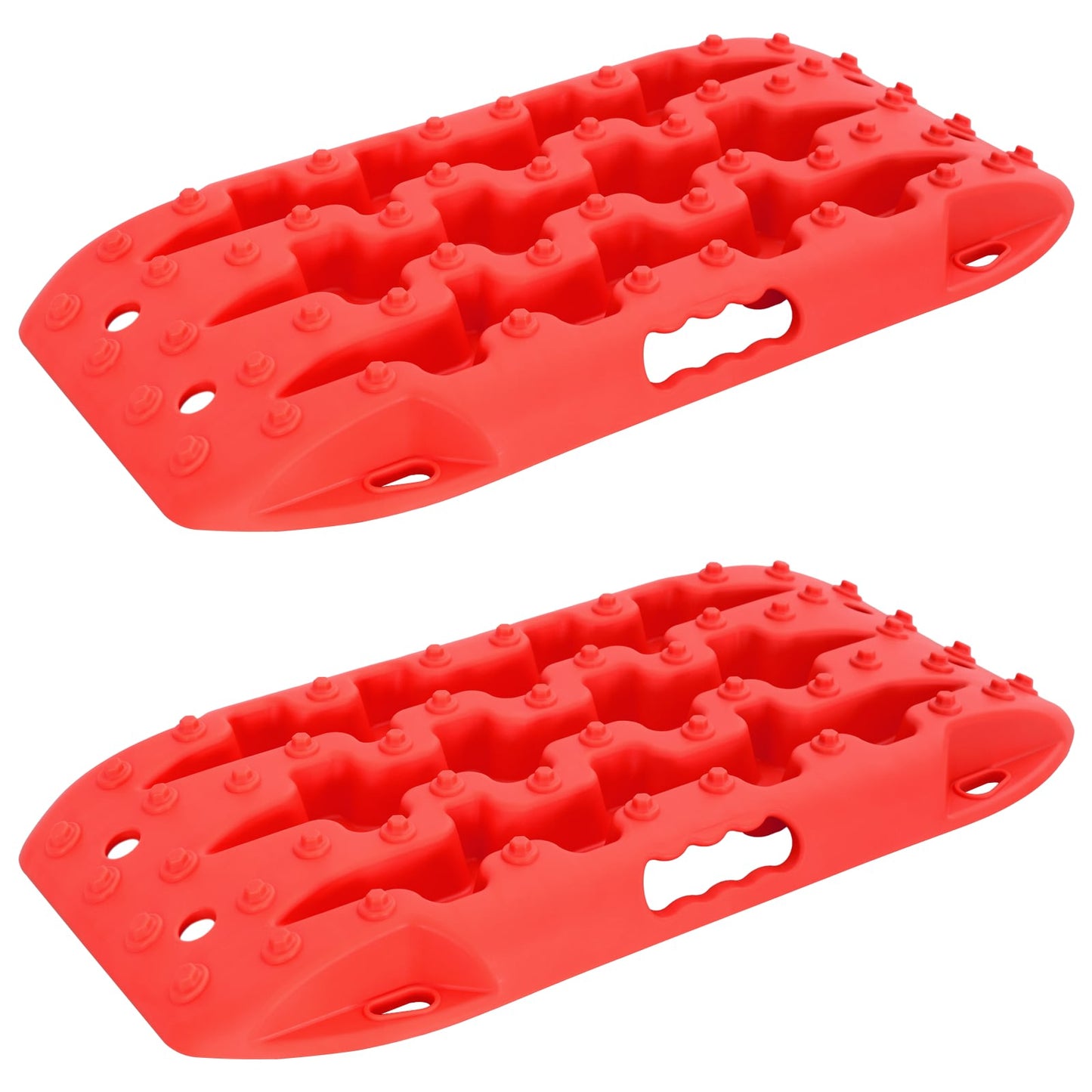 vidaXL Traction Board 2 pcs Red 57.5 x 30.5 x 5.5 cm Reinforced Nylon