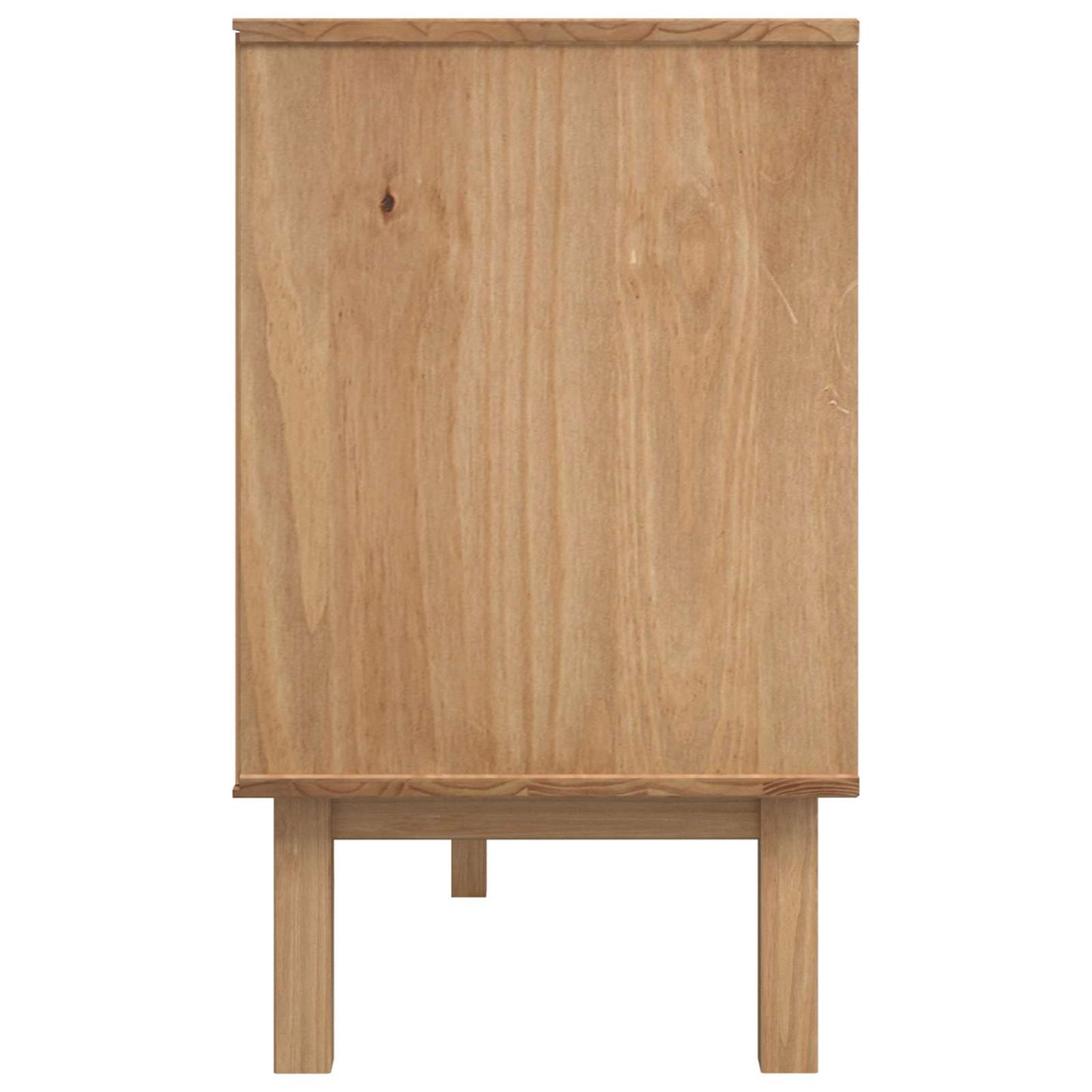 vidaXL Sideboard OTTA Brown and Black 114 x 43 x 73.5 cm