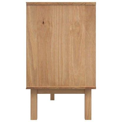 vidaXL Sideboard OTTA Brown and Black 114 x 43 x 73.5 cm
