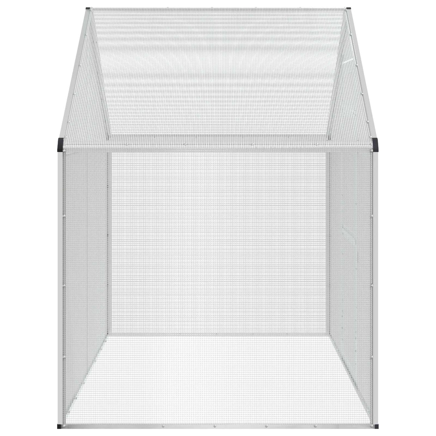 vidaXL Bird Cage Silver 181.5 x 110.5 x 173.5 cm Welded Wire Mesh