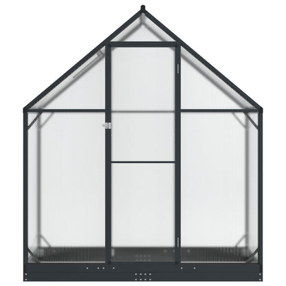 vidaXL Garden Greenhouse with Door Anthracite 183.5 x 63.5 x 207 cm