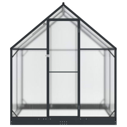 vidaXL Garden Greenhouse with Door Anthracite 183.5 x 123 x 207 cm