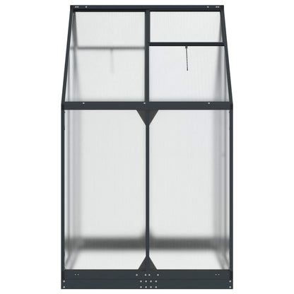 vidaXL Garden Greenhouse with Door Anthracite 183.5 x 123 x 207 cm