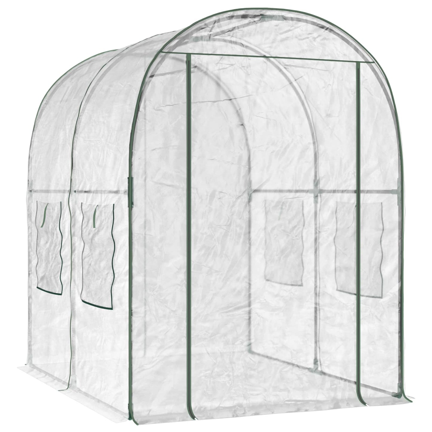 vidaXL Greenhouse with Frame 160 x 200 x 192.5 cm PVC Transparent