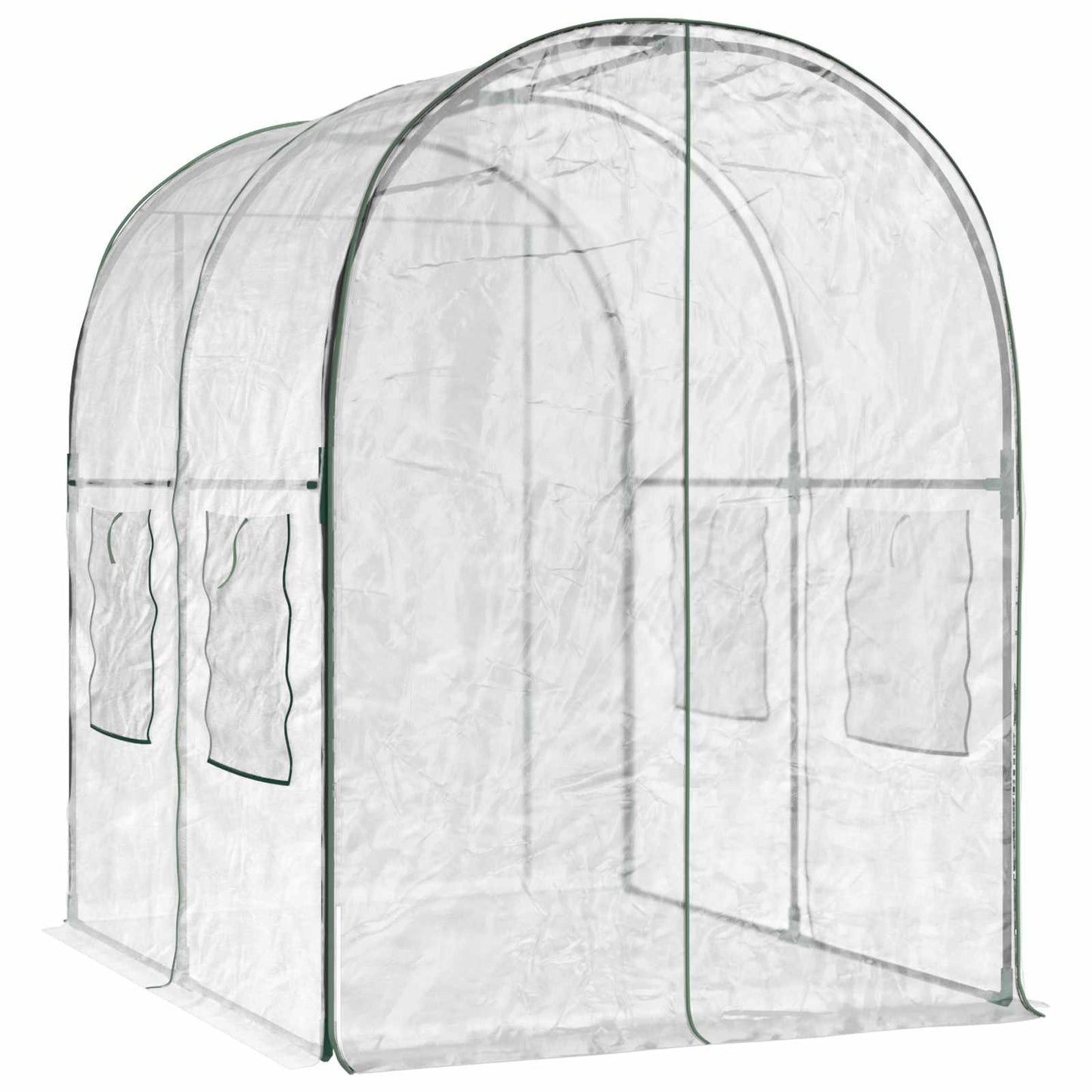 vidaXL Greenhouse with Frame 160 x 200 x 192.5 cm PVC Transparent