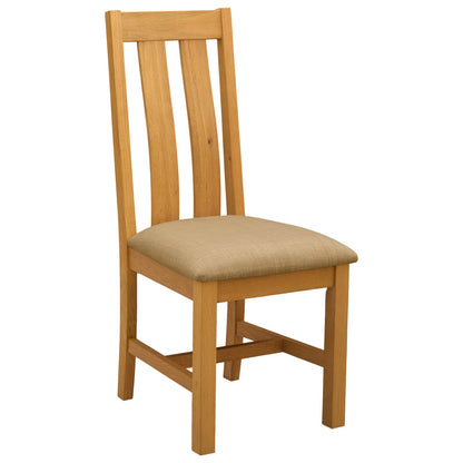 vidaXL Dining Set 3 pcs Beige Solid Oak Wood