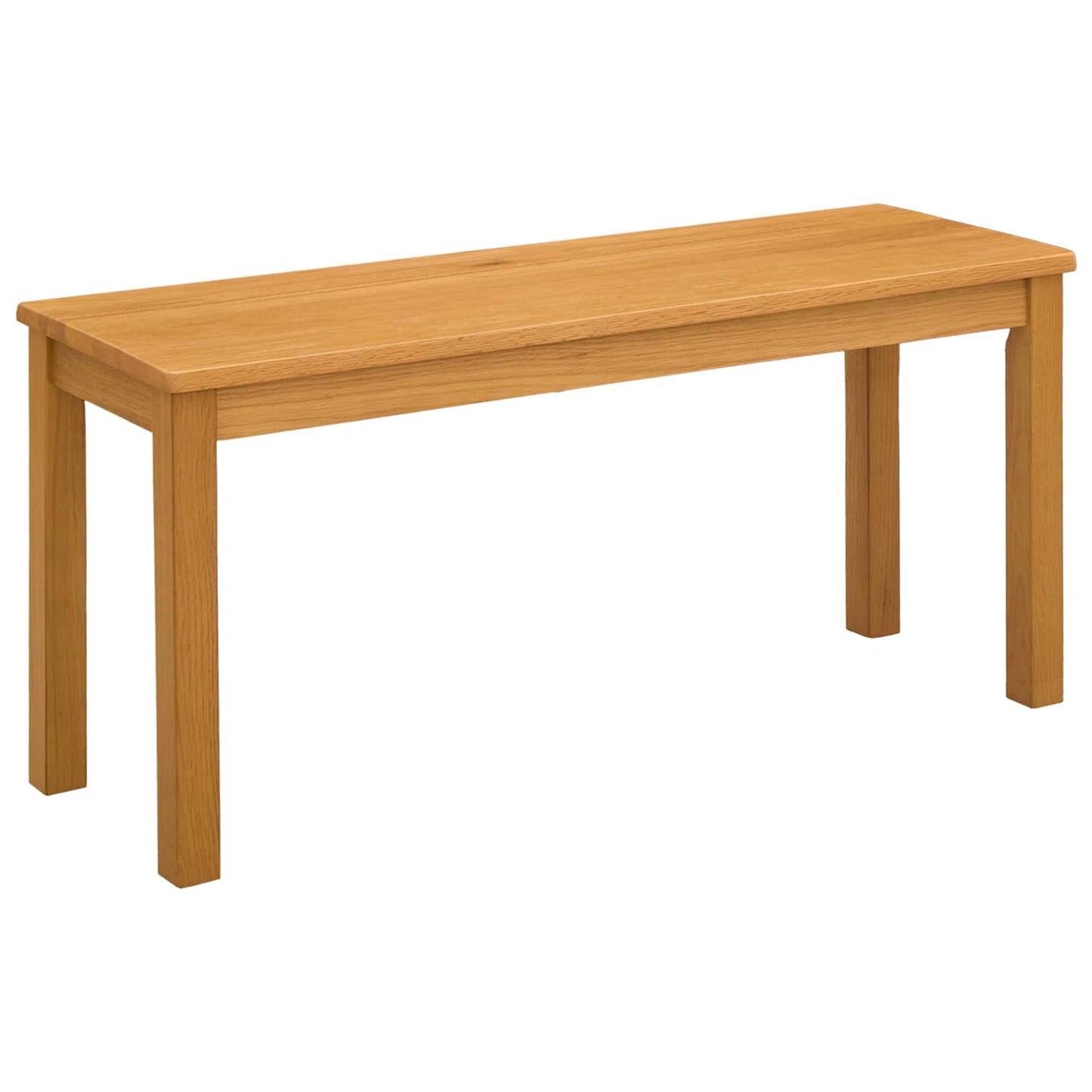 vidaXL Dining Set 3 pcs Natural Solid Oak Wood