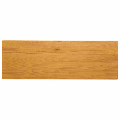 vidaXL Dining Set 3 pcs Natural Solid Oak Wood