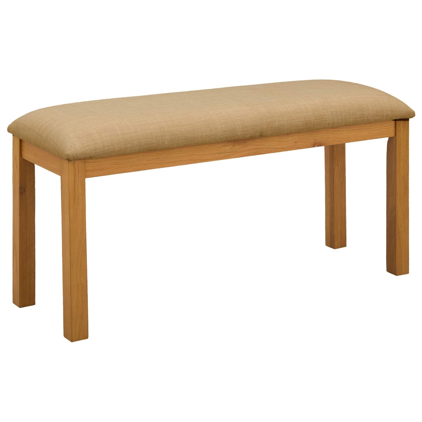vidaXL Dining Set 4 pcs Beige Solid Oak Wood