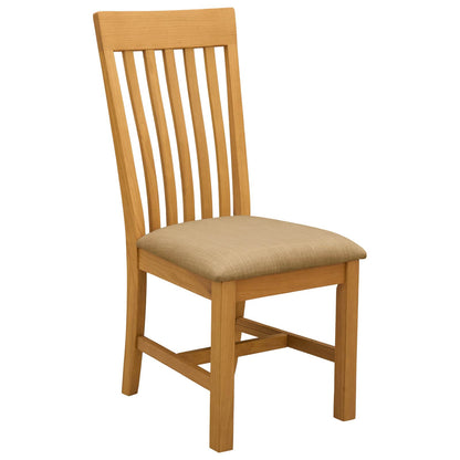 vidaXL Dining Set 4 pcs Beige Solid Oak Wood