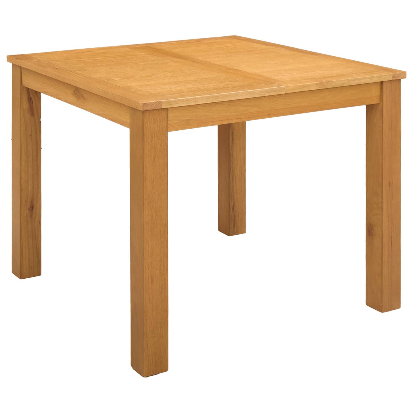vidaXL Dining Set 5 pcs Black Solid Oak Wood