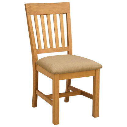 vidaXL Dining Set 7 pcs Beige Solid Oak Wood