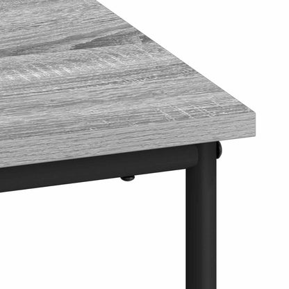 vidaXL Desk with Storage Grey Sonoma 100 x 50 x 75 cm