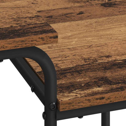 vidaXL Desk with Storage Oak Wood 100 x 50 x 75 cm