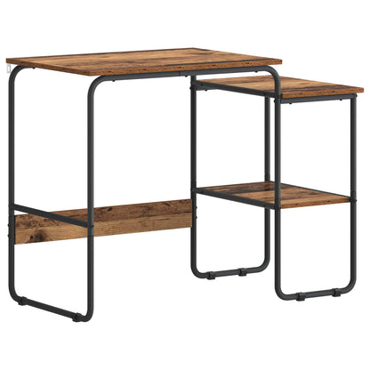 vidaXL Desk with Storage Oak Wood 100 x 50 x 75 cm