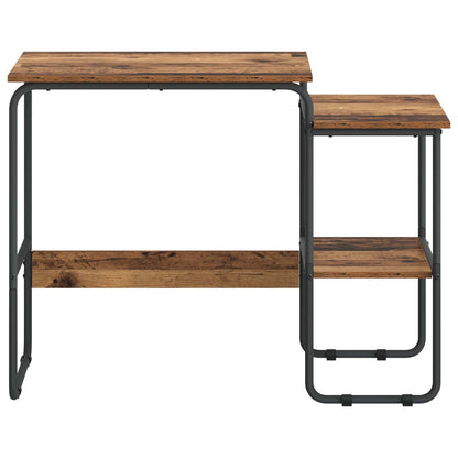 vidaXL Desk with Storage Oak Wood 100 x 50 x 75 cm