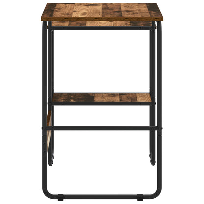 vidaXL Desk with Storage Oak Wood 100 x 50 x 75 cm